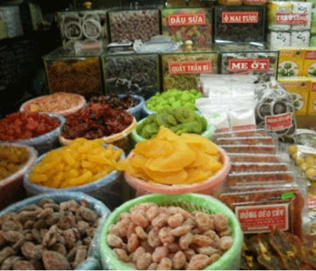 Hoa qua say 'chua' benh tieu duong tran pho Ha Noi hinh anh