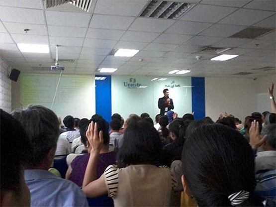 Unicity lai thuyet giang ve thu nhap 40.000 USD/thang hinh anh