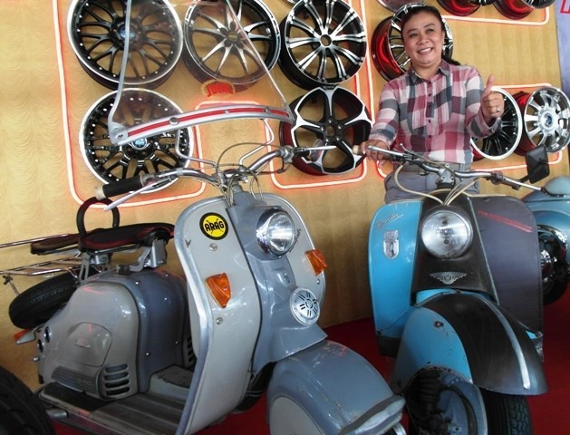 Ngam bo suu tap xe co doc nhat cua nu doanh nhan Sai Thanh hinh anh