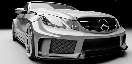 Mercedes E-Class do ngoai hinh ham ho hinh anh