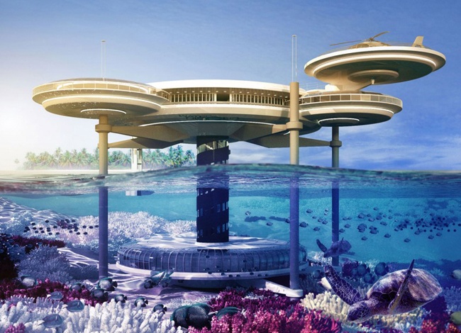 Xay khach san duoi nuoc lon nhat the gioi tai Dubai hinh anh