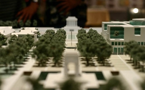 Xay duong ham noi cac co quan trong khu chinh tri Ba Dinh hinh anh