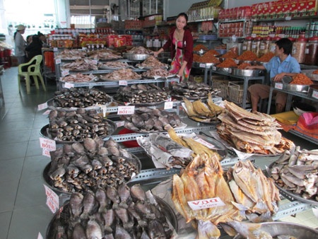 Gan Tet, kho ca Ca Mau dat hang hinh anh