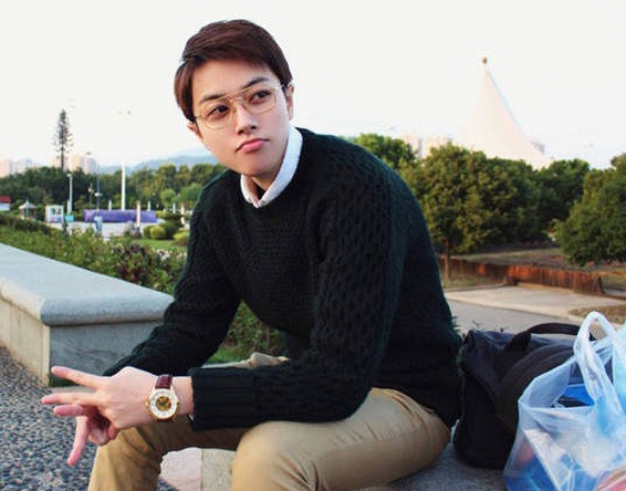 Co gai dep trai nhu hotboy hinh anh