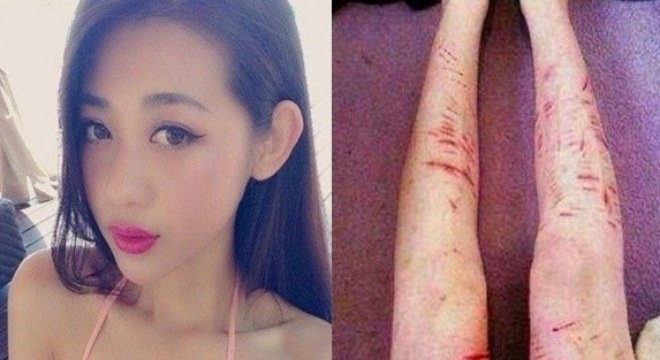 Kieu nu 9x rach chan de doi nguoi yeu mua xe sang hinh anh