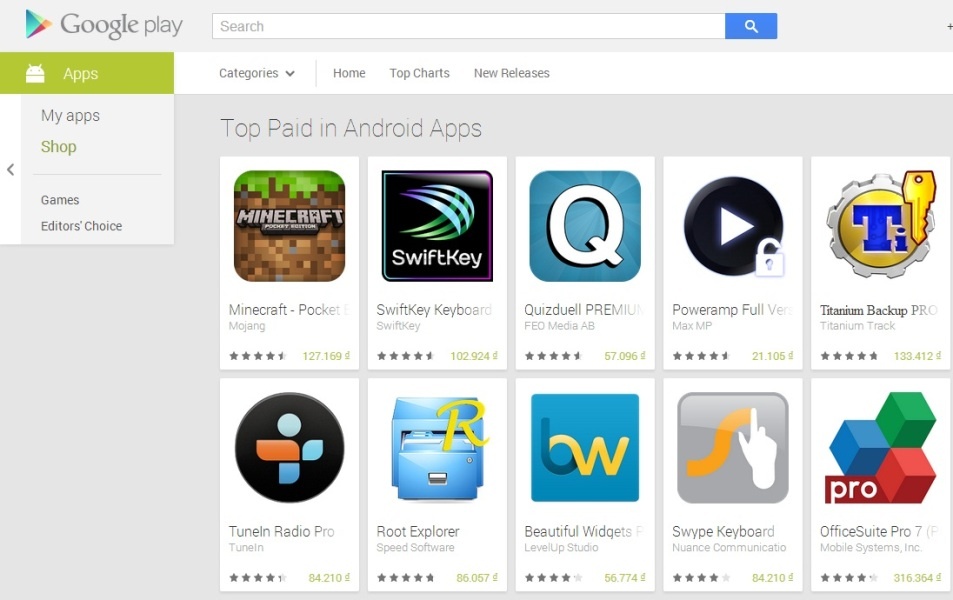 Mua ung dung tren Google Play bang tien Viet hinh anh