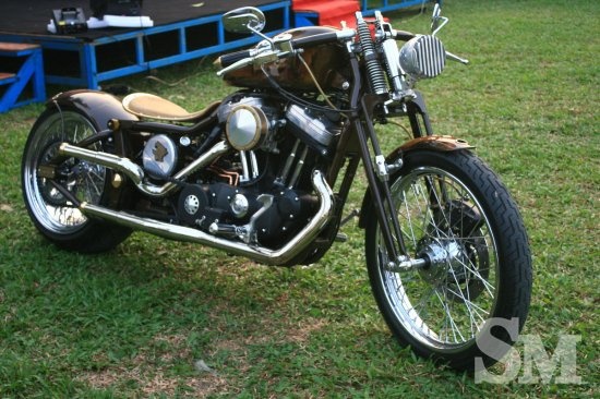 Chiec Harley-Davidson do kieu Bobber dau tien tai VN hinh anh