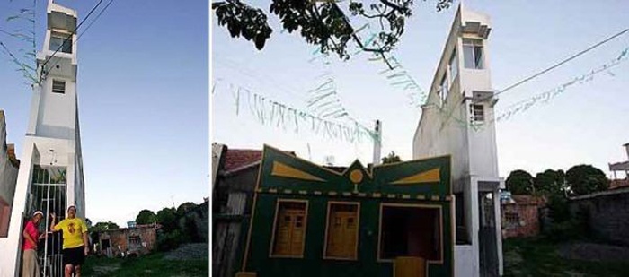 Madre de Deus được coi là một trong những tòa nhà hẹp nhất thế giới.