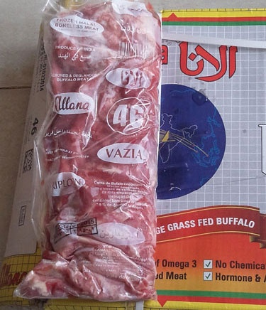 Thịt bò Ấn Độ đang được chào bán trên thị trường với giá chỉ từ 95.000 đến 105.000 đông/kg, rẻ hơn nhiều so với thịt bò