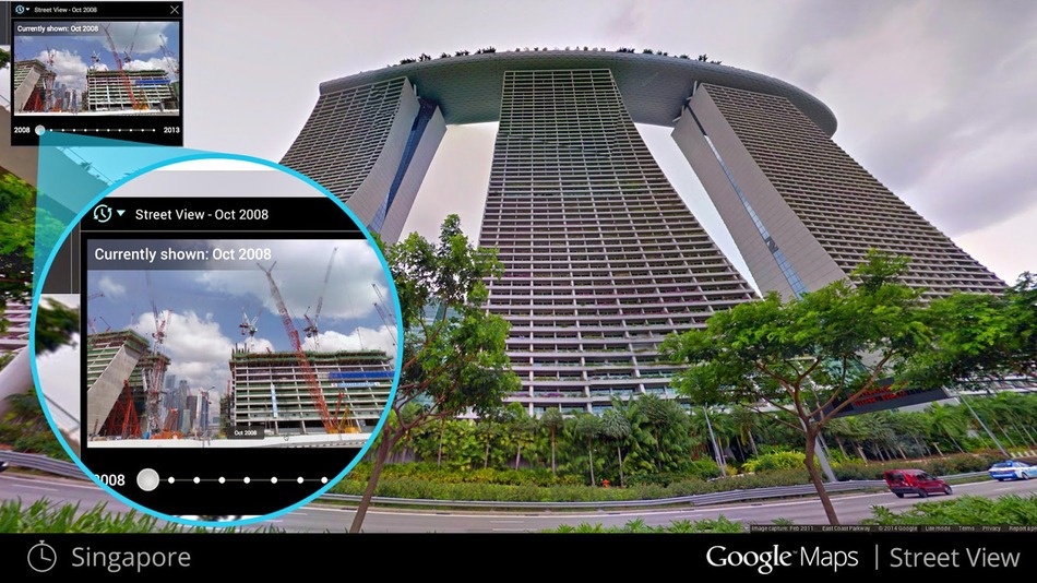 Google Street View co them tinh nang 'co may thoi gian' hinh anh