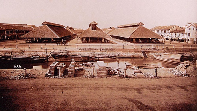 Chợ Bến Thành năm 1860.
