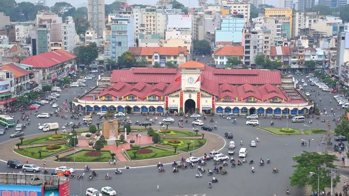 Chợ Bến Thành ngày nay.