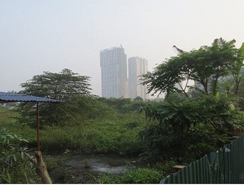 Dự án vẫn là bãi đất hoang.