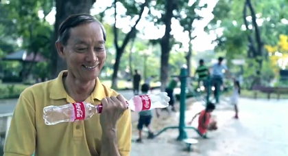 Nắp chai tạ tay.