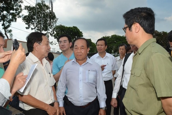 Chủ một doanh nghiệp Đài Loan, ông Lin Chin Wong ngân ngấn nước mắt: 