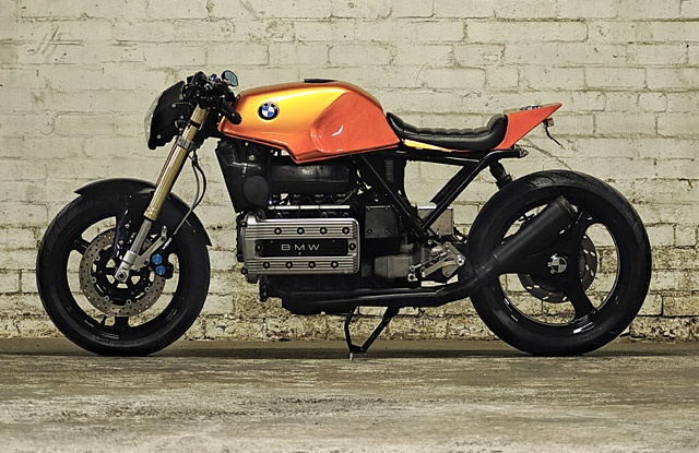 BMW K100 'The Hornet' - cafe racer lai streetfighter hinh anh