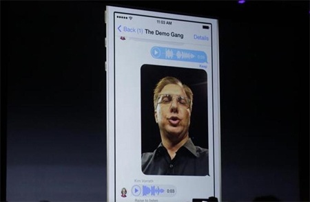 iWatch sẽ có thể tham gia vào tính năng tin nhắn audio Tap-to-Talk mới ở iOS 8.