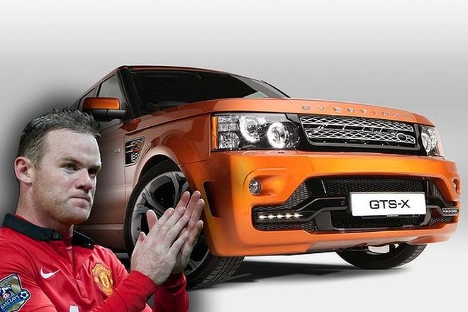 iền vệ người Anh Wayne Rooney tỏ ra ưa thích các mẫu xe nội và thường xuyên sử dụng chiếc Range Rover Overfinch.