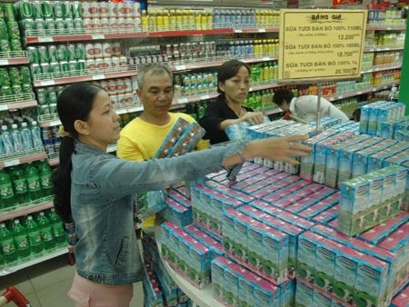 Sữa nội đang làm chủ thị trường sữa nước.