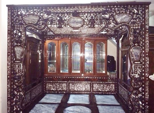 Giuong cong chua, goi go sua cua dai gia Kinh Bac hinh anh