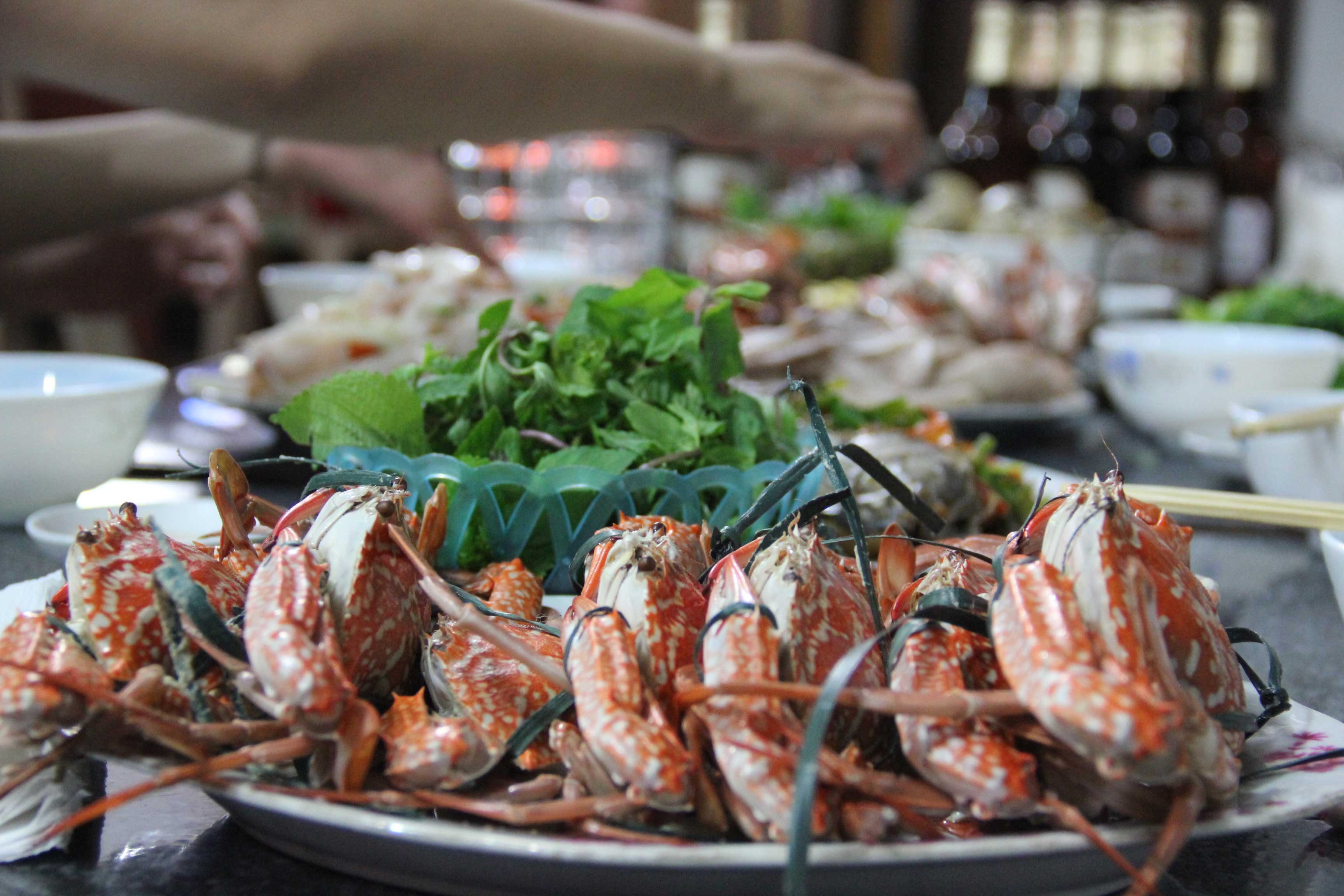 Các món hải sản tươi sống cũng được ưa chuộng trên bàn nhậu mùa World Cup.