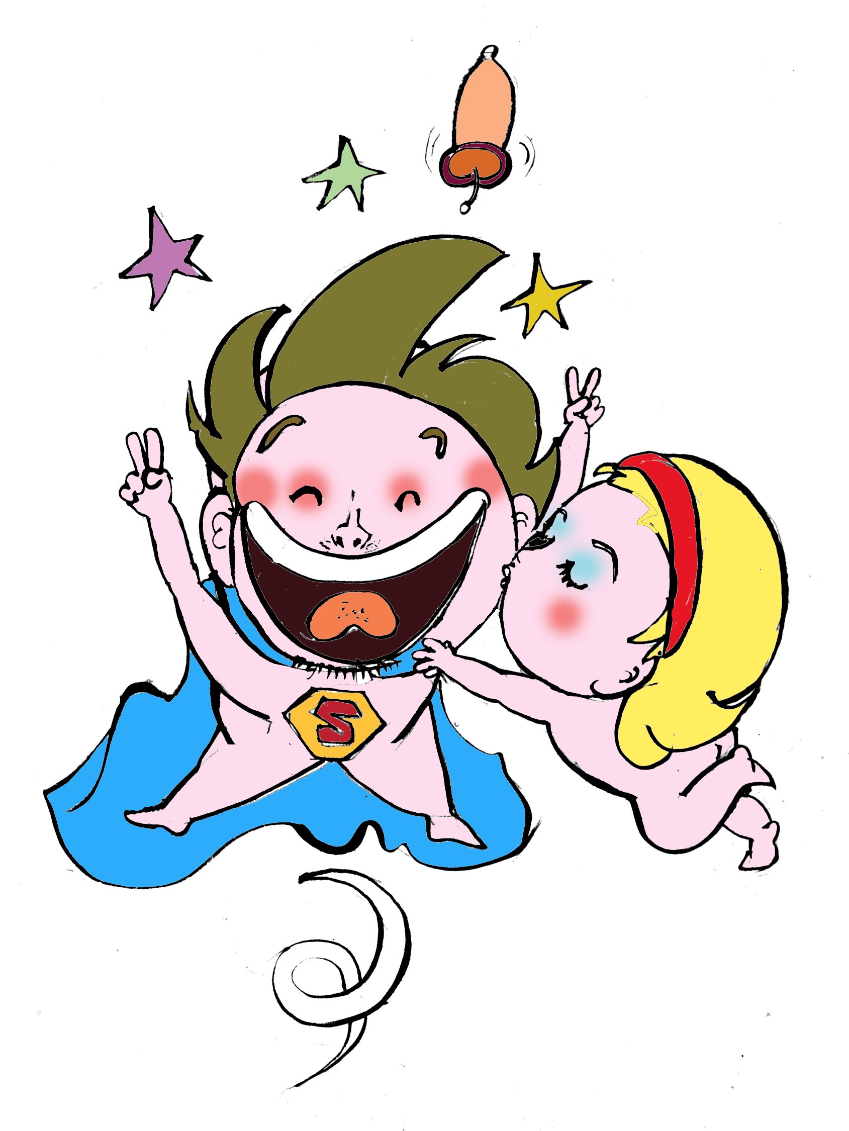 Sau nhiều tháng cố gắng khổ luyện, Adam đã thốt lên câu thần chú Chúa ban thủa nào: “Anh…yêu…em….”.  Cặp tình nhân lại được chúa chúc phúc và sống bên nhau mãi mãi, sinh con đẻ cái và tạo nên thế giới loài người.