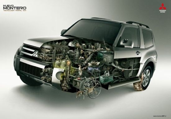 Mitsubishi Pajero… khoe hàng.