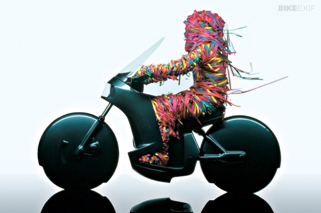 Porsche Design Alternative Motorrad Konzept.