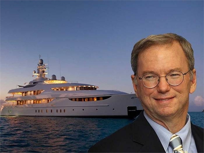 Chủ tịch Google Eric Schmidt có du thuyền <abbr class=