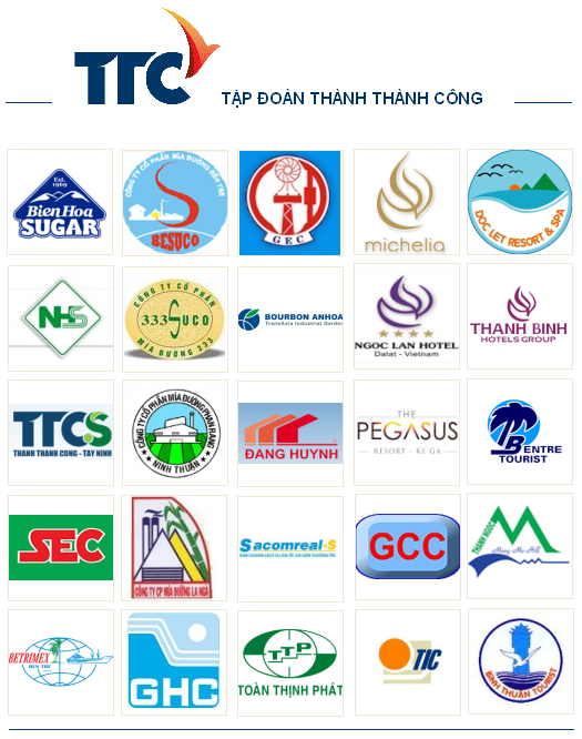 Một số thương hiệu gắn liền với Tập đoàn Thành Thành Công.