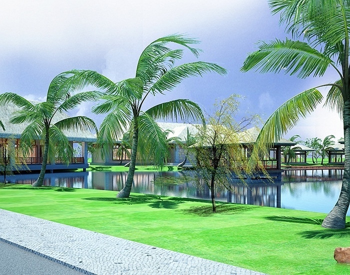   Tổ hợp du lịch nghỉ dưỡng Vinpearl Phú Quốc còn sở hữu một sân golf 27 lỗ đạt chuẩn quốc tế đầu tiên trên đảo Phú Quốc. Sân golf có diện tích trên 100ha, được thiết kế độc đáo theo mô hình các sân golf biển - đảo nổi tiếng trên thế giới. Công ty IMG (Mỹ) – Đơn vị tư vấn số 1 thế giới về sân golf – đã tận dụng hết ưu thế về vị trí địa hình tự nhiên tuyệt đẹp trên hòn đảo này để tạo nên một sân golf đẳng cấp quốc tế.