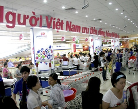 Bao nhieu hang Viet Nam vao duoc sieu thi? hinh anh