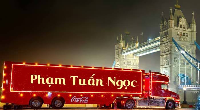 Chieu kiem tien nho an theo con sot in ten len lon Coca hinh anh