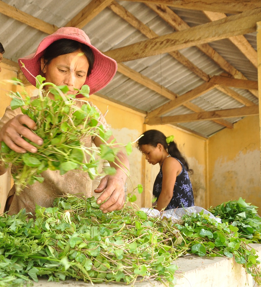 Cho nong san 'doc' tren dinh deo Eo Chim hinh anh