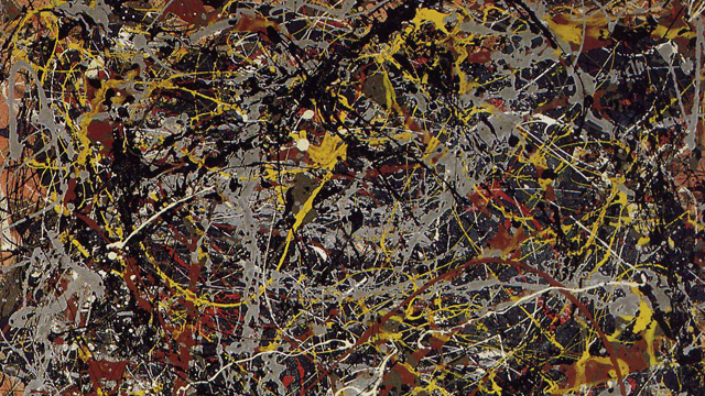 Bức hoạ này của hoạ sĩ Jackson Pollock gặp không ít những chỉ trích từ mọi người.