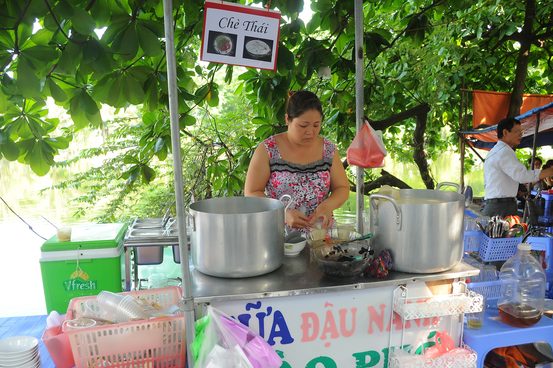 Chị Phương bán hàng Tào Phớ cách đây 8 năm, ban đầu chị chỉ bán Tào Phớ.