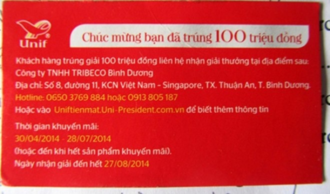 Tranh cai trong vu an mi trung thuong 100 trieu dong hinh anh