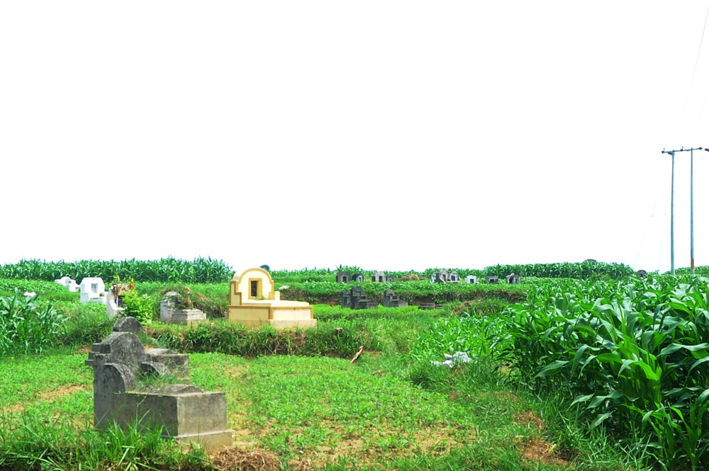 Dan lang co cat dat ruong ban cho nguoi da khuat hinh anh