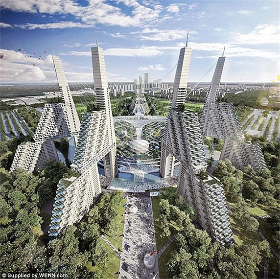 Mang tên Project Jewel, dự án mở rộng sân bay Changi vừa được công bố, kèm theo hình ảnh cho thấy thiết kế cực kỳ hiện đại, đặc biệt là màu xanh của thiên nhiên sẽ giúp hành khách thư giãn hoàn toàn trong lúc chờ bay. 