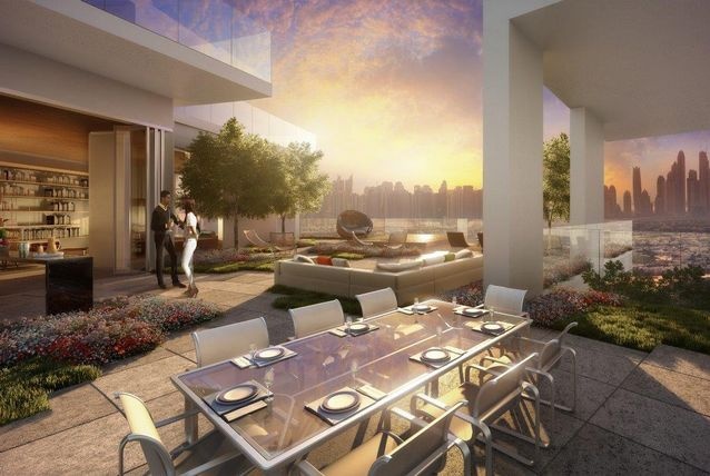 Các phòng trong cấu trúc cánh ba sao độc đáo của SKAI cho phép mỗi phòng và căn hộ kết hợp được một khu vườn làm đẹp rộng lớn. Được khái niệm hóa bên trong bởi kiến trúc sư Nabil Akiki, giám đốc điều hành phát triển bất động sản, SKAI Holdings đã nộp hồ sơ bằng sáng chế cho thiết kế đặc biệt này.