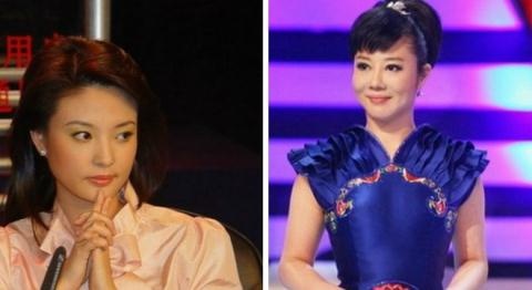 Lưu Phương Phi (trái) và Diệp Nghênh Xuân, hai trong số những người đẹp CCTV được cho là từng qua tay Chu Vĩnh Khang. 