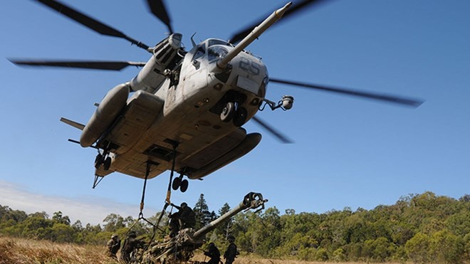 Siet chat vong vay Trung Quoc, My them quan toi Australia hinh anh