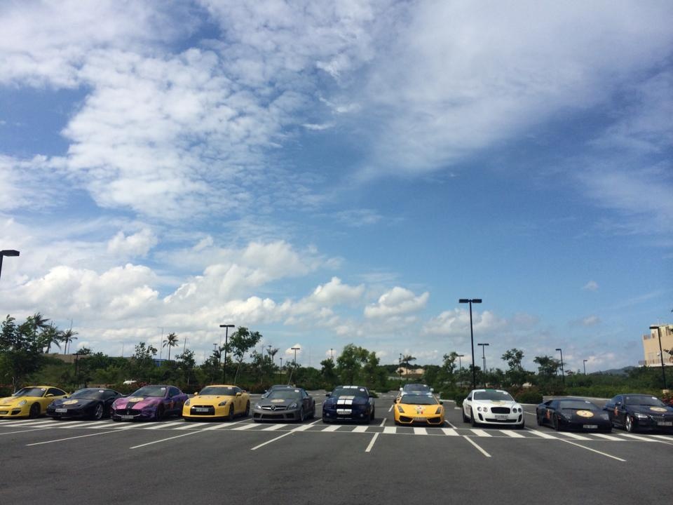 Đội hình của hành trình siêu xe Vietnam Team diễn ra vào ngày 5/8 vừa qua.