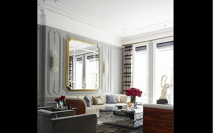 Hình ảnh vô cùng trang nhã của phòng khách, nơi vợ chồng Tamara cùng em bé nghỉ ngơi sau bữa tối.