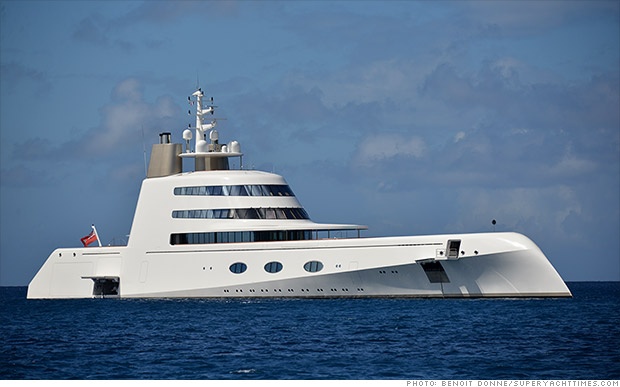 Du thuyền có thiết kế tốt nhất: A gallery coolest yachts Một số nghĩ rằng siêu du thuyền này trông giống như một chiếc tàu ngầm, những người khác nghĩ đến một chiếc tàu thuộc Thế chiến I.