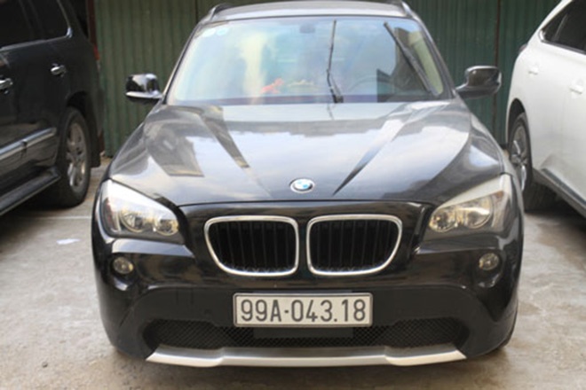 Mẫu SUV hạng sang BMW X1 vừa bị tạm giữ của trùm xã hội đen Minh Sâm.