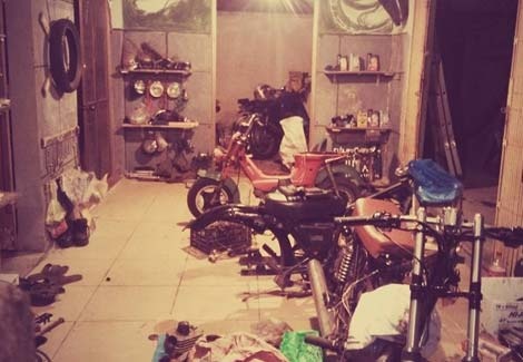 Xưởng độ xe ở Hải Phòng.