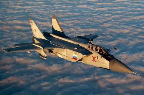 Tiêm kích MiG-31 của Không quân Nga.