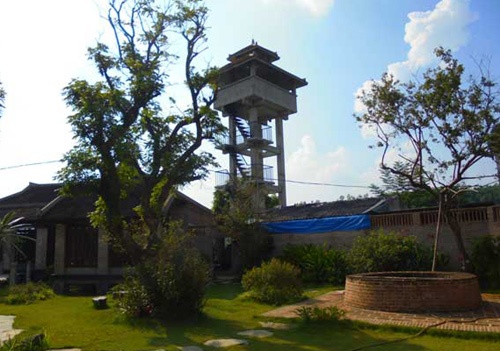 Khung cảnh làng quê yên bình trong khu của các địaị gia.