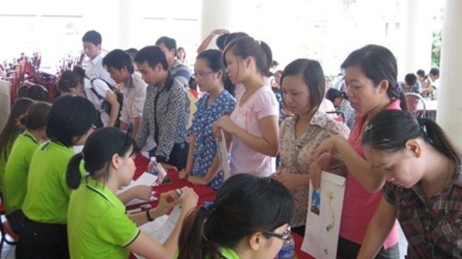 Ty le that nghiep ca nuoc thap nhat trong mot nam qua hinh anh